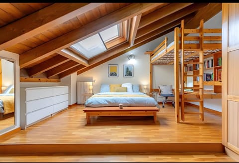 Property building, Living room, Bedroom