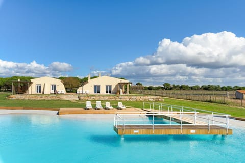 Property building, Living room, Swimming pool