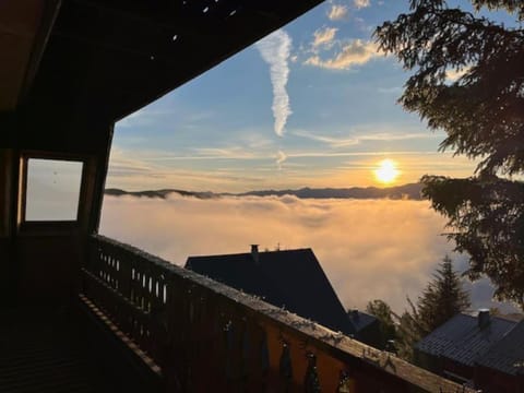 Day, Natural landscape, View (from property/room), Balcony/Terrace, Sunrise, Sunset