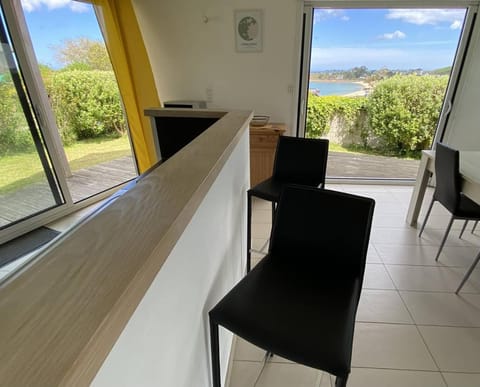 Appartement VUE SUR MER avec WIFI, terrasse à TREBEURDEN - Réf 673 Apartment in Brittany