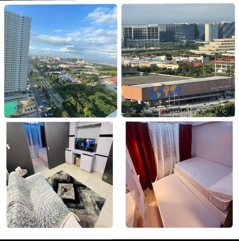 Bed, Photo of the whole room, City view
