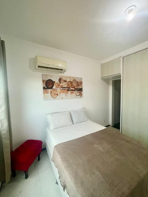 Bed, Photo of the whole room, Bedroom, air conditioner