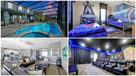 Living room, Seating area, Swimming pool