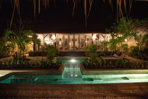 Night, Natural landscape, Garden, Garden view, Pool view, Swimming pool