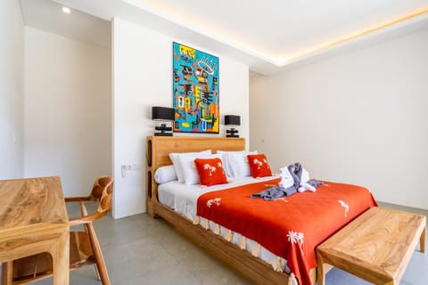 Bed, Bedroom, air conditioner