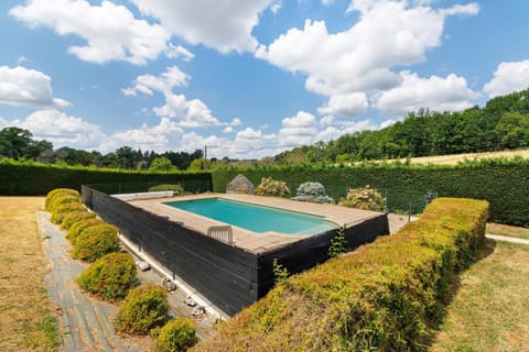 Property building, Living room, Swimming pool
