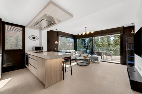 Balcony/Terrace, Living room, Seating area, kitchen