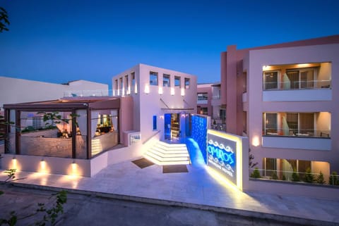 Facade/entrance, Bird's eye view, Summer, Sunset