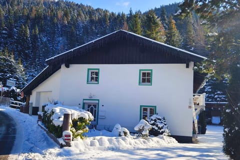 Property building, Winter, Mountain view