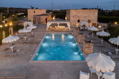 Patio, Natural landscape, Pool view, Swimming pool, Swimming pool, sunbed