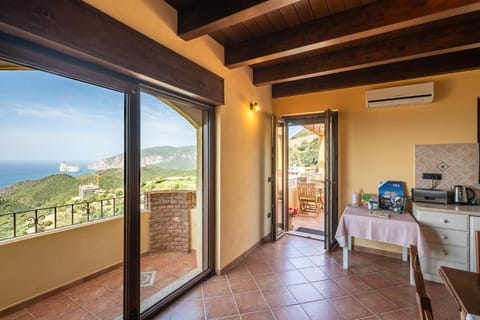 Natural landscape, View (from property/room), Living room, Sea view