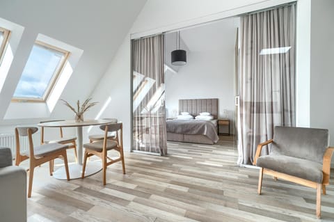 Living room, Dining area, Bedroom