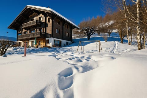 Property building, Day, Natural landscape, Winter, Mountain view