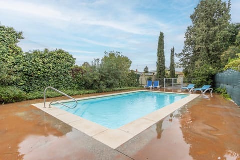Property building, Living room, Swimming pool