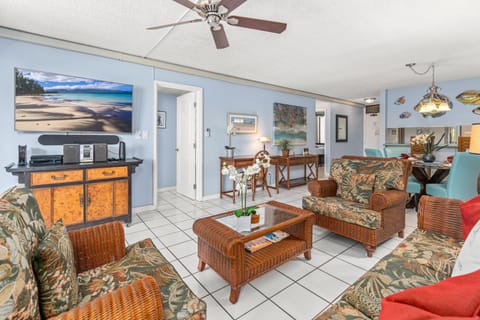 Rear Ocean View 2 Bedroom Single Level Condo at Kamaole Sands 9-305 Apartment in Wailea