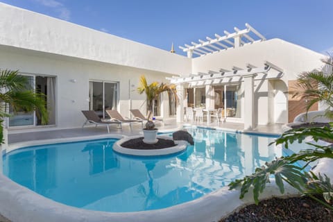 Property building, Living room, Swimming pool