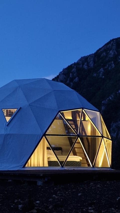 Property building, Night, Natural landscape, Mountain view