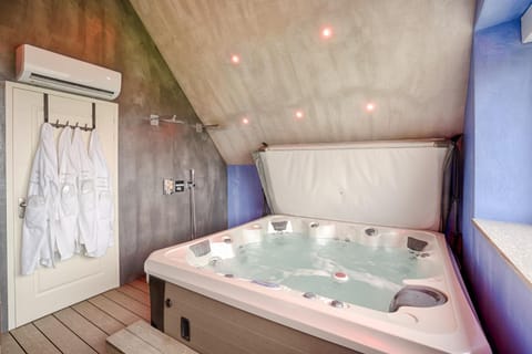Shower, Hot Tub, TV and multimedia, Spa and wellness centre/facilities, towels, air conditioner