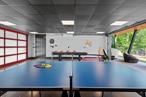 Patio, Darts, Game Room, Table tennis, Seating area