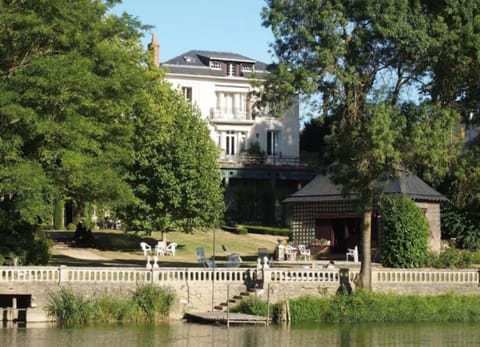 Natural landscape, Garden, Garden view, River view