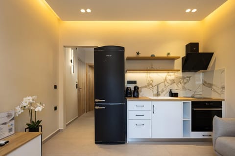 Coffee/tea facilities, Photo of the whole room, oven, stove, kitchen