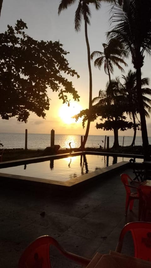Natural landscape, Beach, Sea view, Swimming pool, Sunrise, sunbed