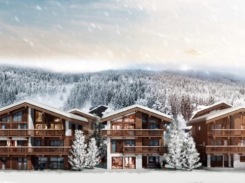 Property building, Natural landscape, Winter, Mountain view