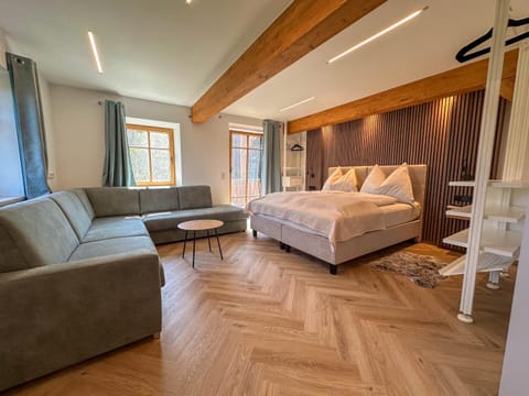 Bed, Living room, Photo of the whole room, Seating area, Bedroom, wardrobe