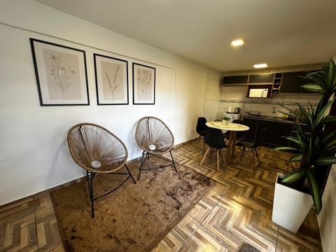 Kitchen or kitchenette, Living room, Dining area