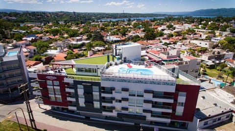 Property building, Bird's eye view, Balcony/Terrace, Swimming pool