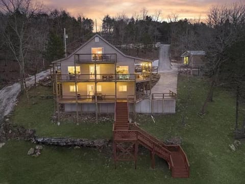 Property building, Night, Natural landscape
