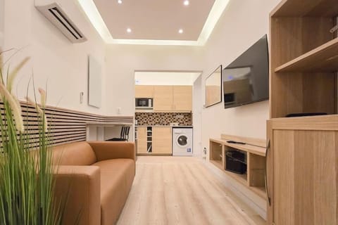 Living room, air conditioner