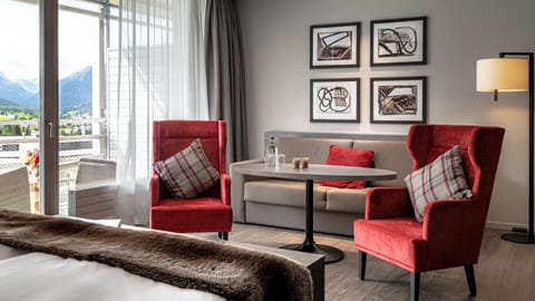 Seating area, Bedroom