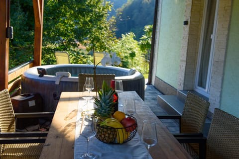 Patio, Seating area, Garden view