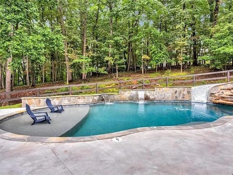 Natural landscape, Pool view, Swimming pool