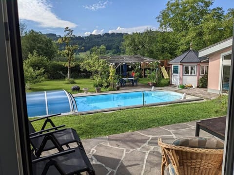 Garden, Pool view, Swimming pool, sunbed