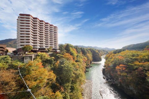 Property building, Natural landscape, Mountain view, River view