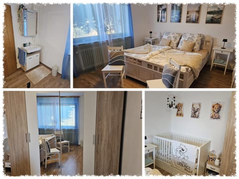 Bed, Bedroom, cot, wardrobe