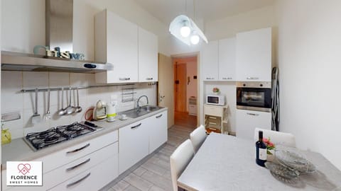 Dining area, dishwasher, oven, stove, toaster
