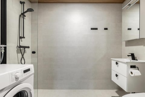 Shower, Toilet, Bathroom, washing machine