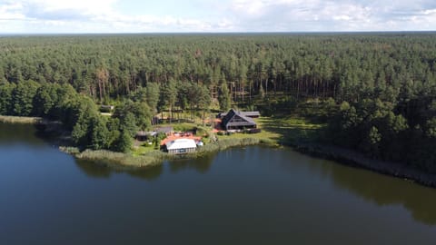 Property building, Natural landscape, Bird's eye view, Lake view
