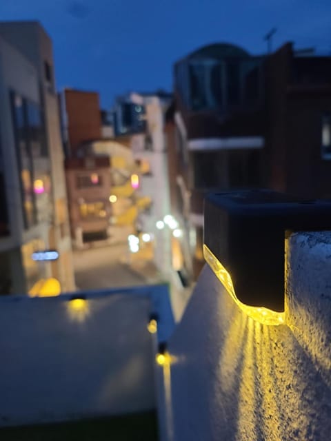 Property building, Night, View (from property/room), Balcony/Terrace
