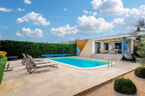 Patio, Pool view