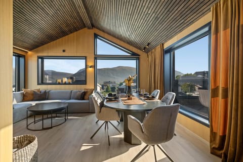 Day, Natural landscape, View (from property/room), Living room, Seating area, Mountain view