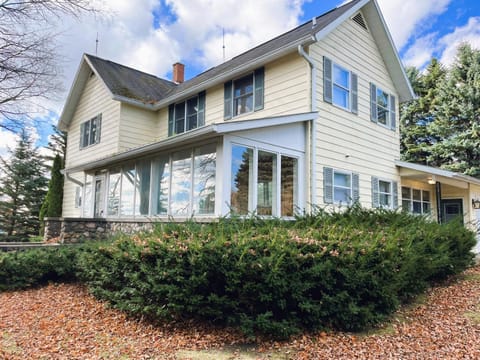Cherry Blossom Farm House in Michigan