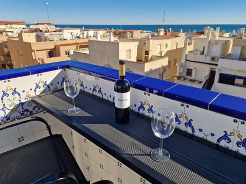 View (from property/room), Balcony/Terrace, Sea view