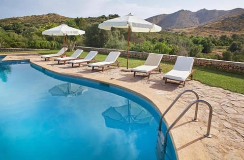 Property building, Living room, Swimming pool
