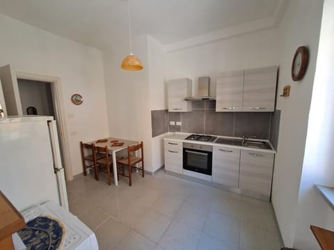 Kitchen or kitchenette, oven, stove