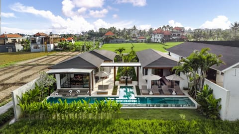 Property building, Natural landscape, Bird's eye view, Garden view, Swimming pool, internet