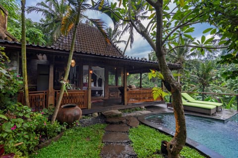 Property building, Patio, Spring, Day, Natural landscape, Garden, Garden view, Pool view, Swimming pool